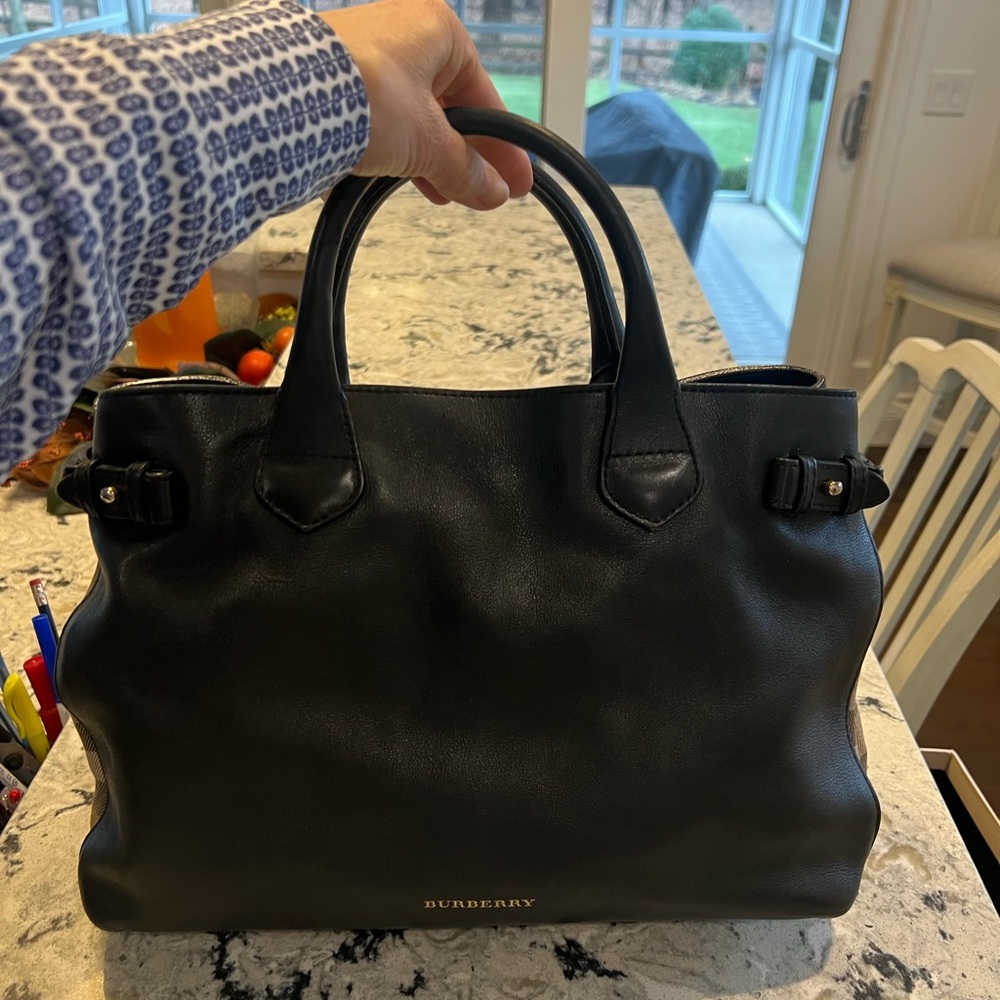 Authentic Burberry Medium Banner Tote